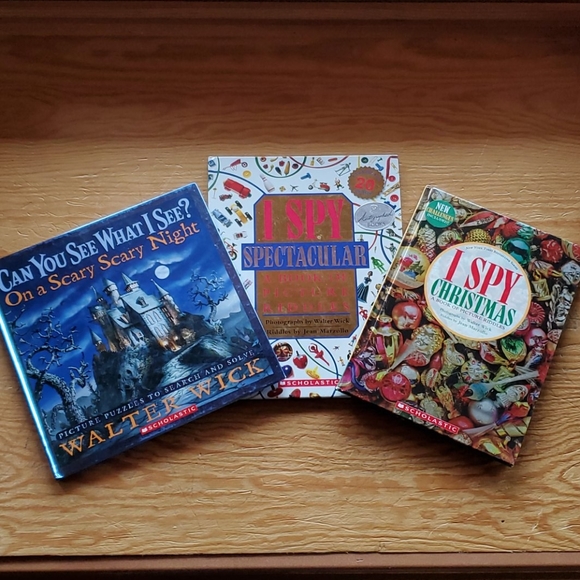 Halloween, Christmas and Autographed I Spy Books - Picture 1 of 16